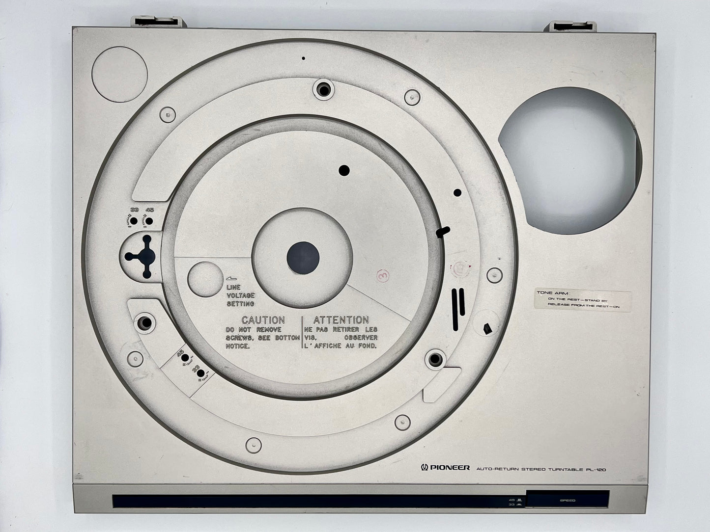 Carcasa PIONEER PL-120